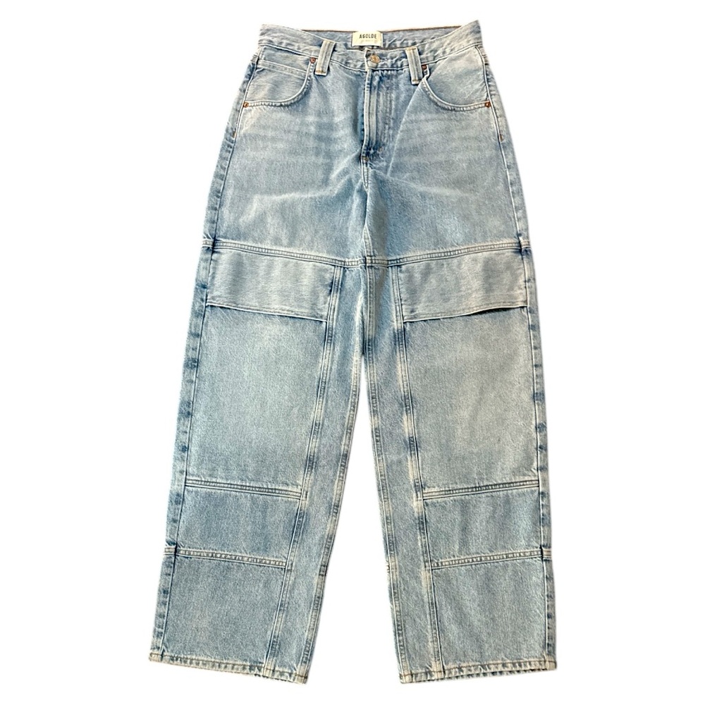AGOLDE “Tanis” Wide Leg Utility Jean “conflict” blue NEW NWT 26 - Picture 7 of 10
